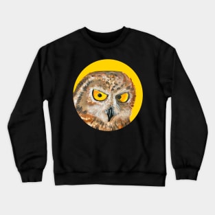 Owl sticker Crewneck Sweatshirt